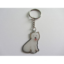 Supply Custom Promotional Metal Printed Keychain at Factory Price